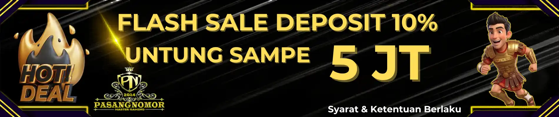 FLASH SALE DEPOSIT 10%